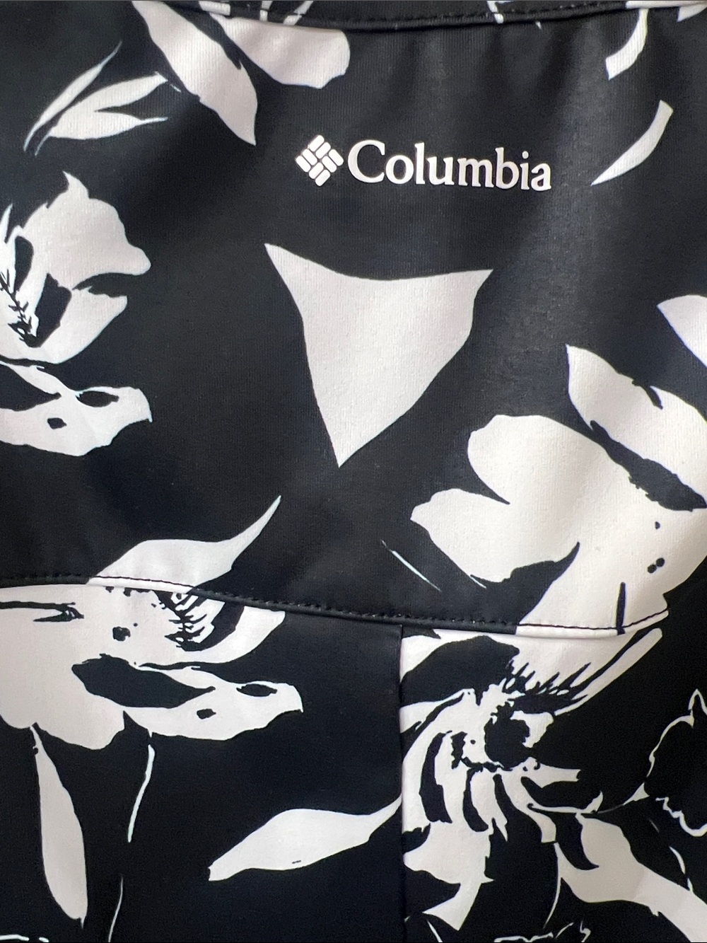 Columbia Black & White Floral Sleeveless Dress - Picture 5 of 6